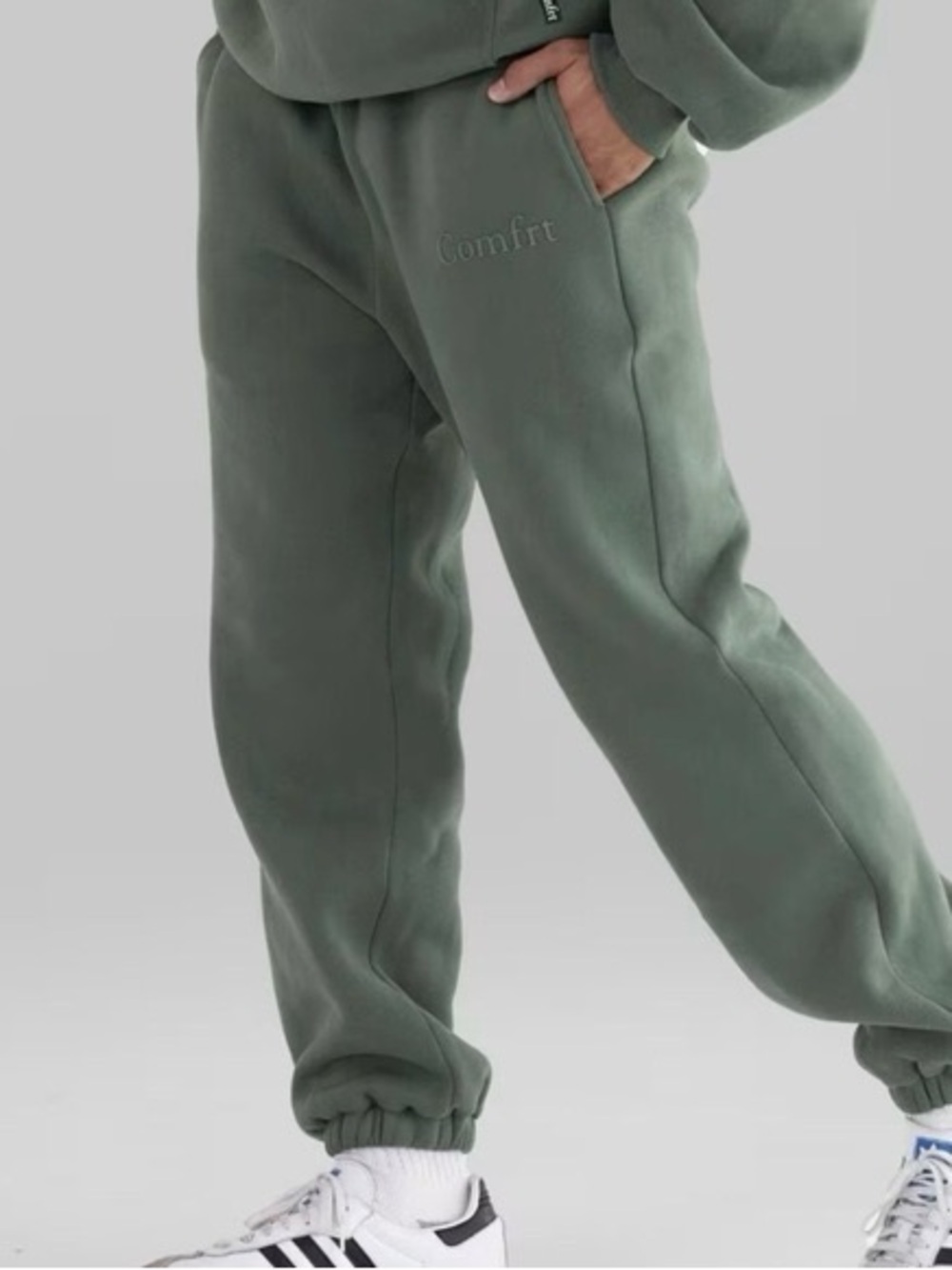 Comfrt sweatpants minimalist gorpcore earthy casual cozy casual athleisure size